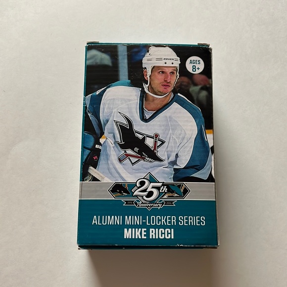 Mike Ricci / Mini Locker Series / NHL / San Jose Sharks - Picture 2 of 6
